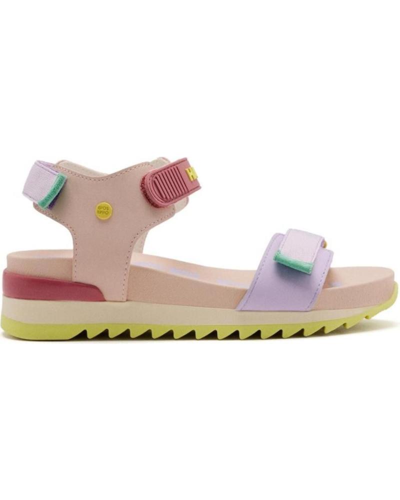 GIOSEPPO SANDALIA DOS VELCROS NUDE