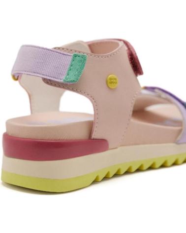 GIOSEPPO SANDALIA DOS VELCROS NUDE