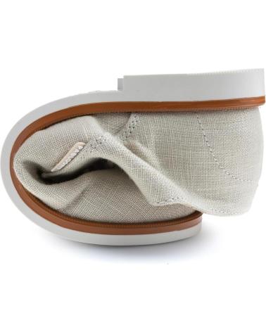 CHAUSSURES RICHELIEU PABLOSKY EN LIN BEIGE À LACETS BEIG