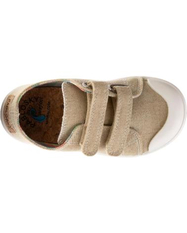 boy Trainers PABLOSKY CANVAS VELCROS BEIGE