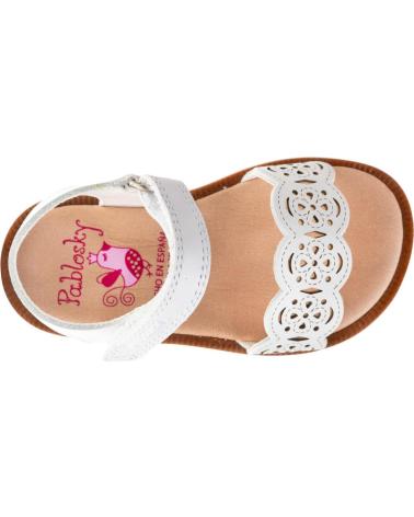 PABLOSKY SANDALIA PALA LASER BLANCO