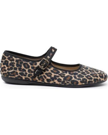 BATILAS MERCEDITA HEBILLA LEOPARDO CAMEL