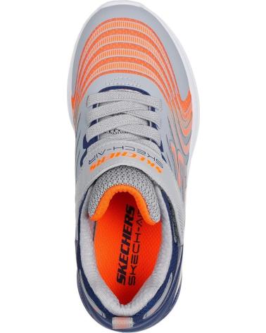 SKECHERS DEPORTIVO ELASTICO Y VELGRO GREY GRIS