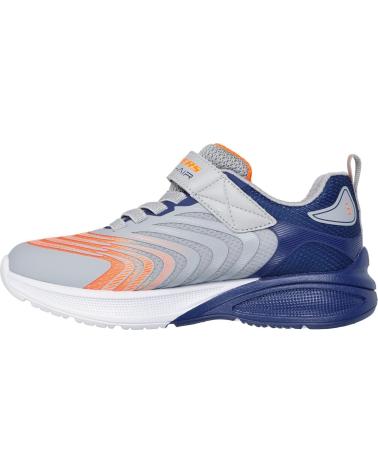 SKECHERS DEPORTIVO ELASTICO Y VELGRO GREY GRIS