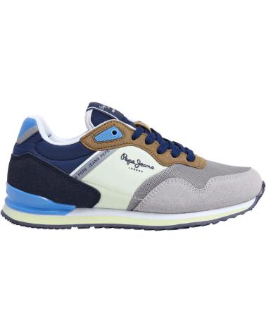 PEPE JEANS DEPORTIVO LONDON LIFE GREY-BLUE GRIS