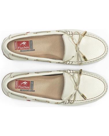 FLUCHOS MOCASIN NAUTICO PLATINO HIELO