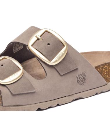 YOKONO PALA BIO DOS HEBILLAS NOBUCK TABACO