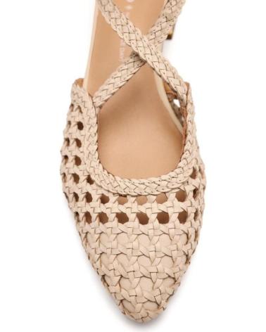 GIOSEPPO STILETTO DESTALONADO TRENZADO OFF-WHITE HIELO