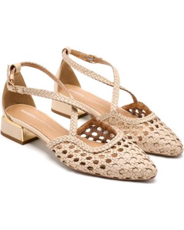 GIOSEPPO STILETTO DESTALONADO TRENZADO OFF-WHITE HIELO