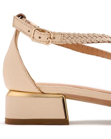 GIOSEPPO STILETTO DESTALONADO TRENZADO OFF-WHITE HIELO