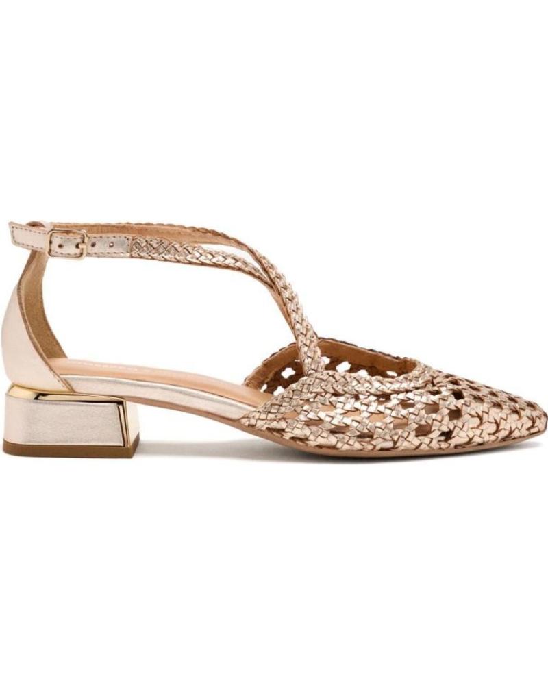 GIOSEPPO BAILARINAS CON TRENZADA PLATINUM 75560 DORADO