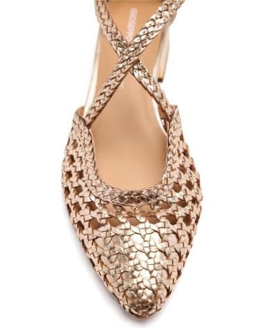 GIOSEPPO BAILARINAS CON TRENZADA PLATINUM 75560 DORADO