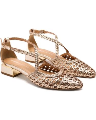 GIOSEPPO BAILARINAS CON TRENZADA PLATINUM 75560 DORADO