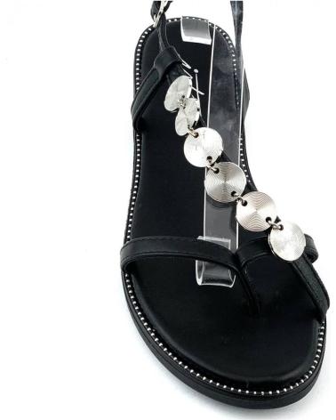 ISTERIA SANDALIA ESCLAVA MONEDAS NEGRO