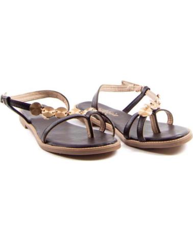 ISTERIA SANDALIA ESCLAVA MONEDAS MOKA MARRON