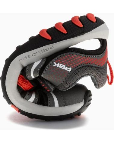 PABLOSKY SANDALIA DEPORTIVA GREY-RED GRIS