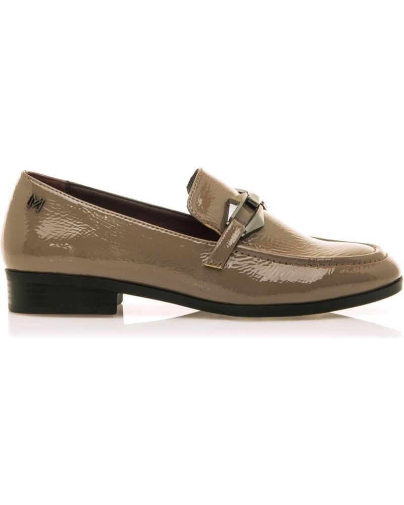MARIA MARE MOCASIN ADORNO METALICO CHAROL TAUPE