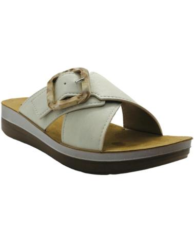 INBLU SANDALIA MUJER ESTILO CHANCLA FT000020 BLANCO