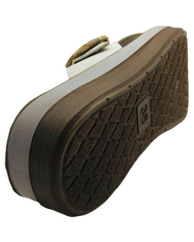 INBLU SANDALIA MUJER ESTILO CHANCLA FT000020 BLANCO