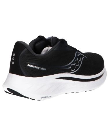 Sneaker für Herren SAUCONY S21001-100 RIDE 18 BLACK-WHITE