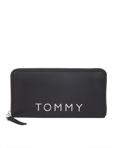 TOMMY HILFIGER CARTERA TJW CITY BOLD LARGE ZA NEGRO