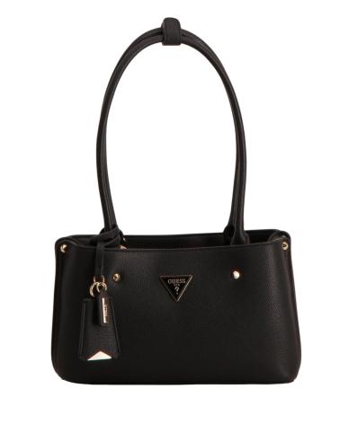 GUESS BOLSO MERIDIAN SHOULDER SATCHEL NEGRO