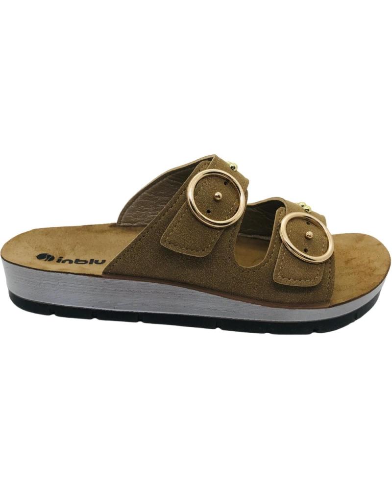 INBLU SANDALIA MUJER ESTILO CHANCLA CP000054 PIEDRA