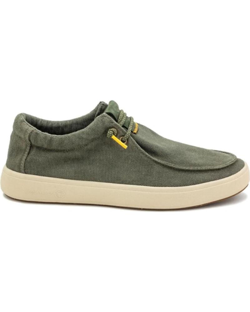 Sapatos de Homem NATURAL WORLD ZAPATILLAS LONA HOMBRE 8413E KAKI VERDE