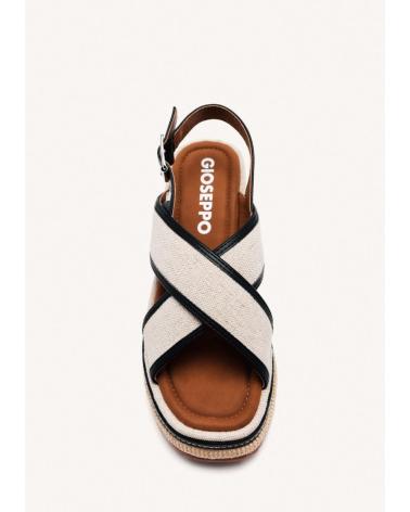 GIOSEPPO KEILSANDALEN BELLIGAN 74265 BEIGE MIT MEHRFARBIGEN DETAILS MULTICOLOR