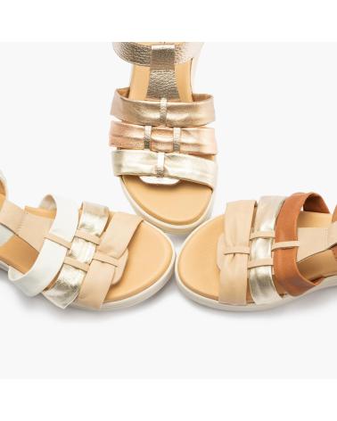 PITILLOS SANDALIA 3 TUBULARES NATURAL BEIG