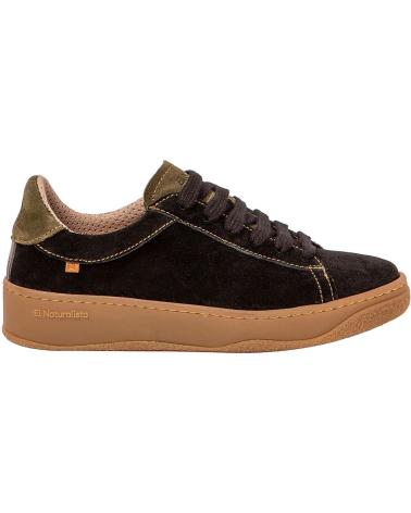 EL NATURALISTA DEPORTIVA UNISEX N5848 GEO PIEL SILKSUEDEBLACK