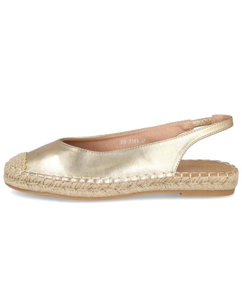 L&R SHOES LR SHOES FB-3141 ALPARGATAS PLANAS MET ORO