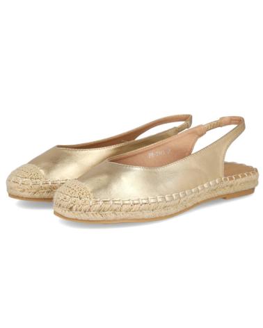 L&R SHOES LR SHOES FB-3141 ALPARGATAS PLANAS MET ORO