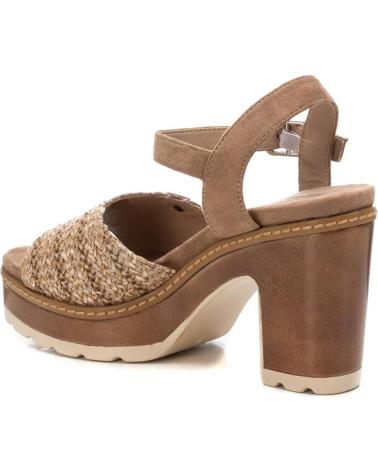 REFRESH 172704 SANDALIAS RAFIA DE TACON TAUPE