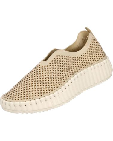 L&R SHOES LR SHOES AD-5083 MOCASINES PLANOS PERF BEIGE