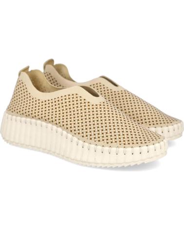 L&R SHOES LR SHOES AD-5083 MOCASINES PLANOS PERF BEIGE