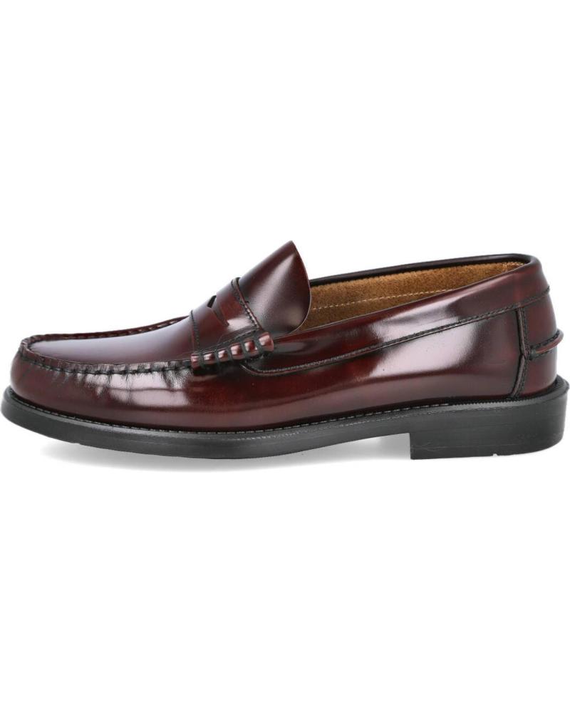 L&R SHOES LR SHOES 1001B MOCASIN CLASICO CON ANT BURDEOS