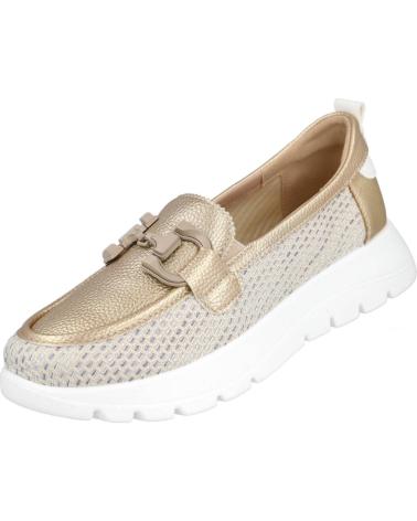 MYSOFT 25M269 MOCASINES METALIZADOS DE PLATINO