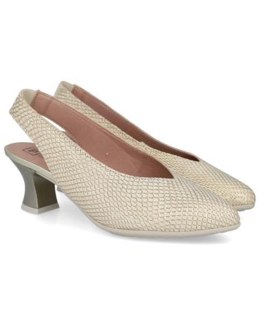 PITILLOS 10510 ZAPATOS DE TACON MEDIO M ORO
