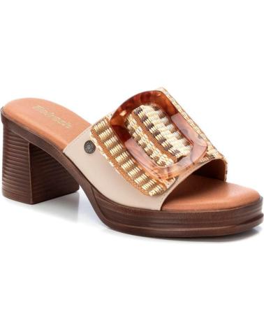 REFRESH ZAPATOS DE TACON EN PARA MUJER BEIGE