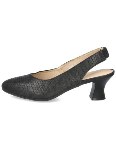 L&R SHOES LR SHOES FT1292 ZAPATOS DE TACON MEDIO NEGRO