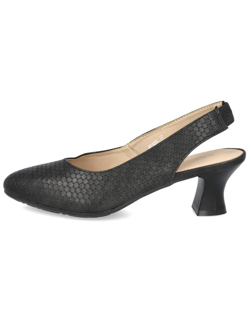 L&R SHOES LR SHOES FT1292 ZAPATOS DE TACON MEDIO NEGRO