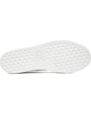 CALVIN KLEIN VULC FLATF JACQUARD AOP BEIGE