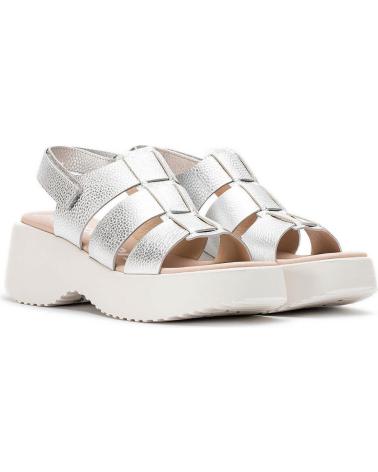 WONDERS SANDALIAS CON FORMA NORA D-9724 PLATA
