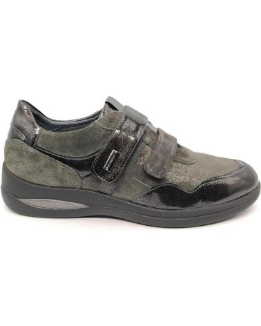 STONEFLY ZAPATO CON VELCRO AURORA 12 NOBUCK GRIS