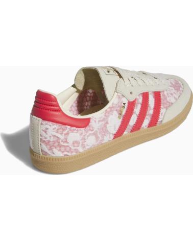 ADIDAS SAMBA OG X LIBERTY LONDON WOMENS BETTER SCARLET - 39 1-3 WHITE