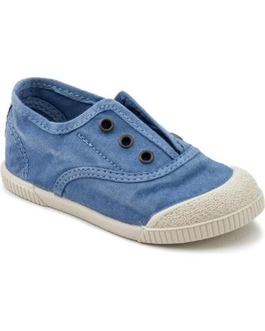 NATURAL WORLD ZAPATILLAS LONA BA NINA 4520E CELESTE TURQUESA