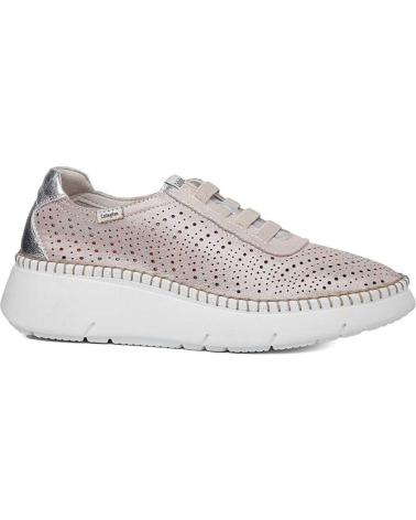 Sapatos de Mulher CALLAGHAN ZAPATO DE CORDONERAS EN PIEL PERFORADA CON SUELA DE GOMA Y PINK