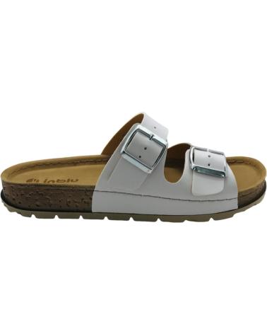 INBLU SANDALIA MUJER ESTILO CHANCLA NB000007 BLANCO