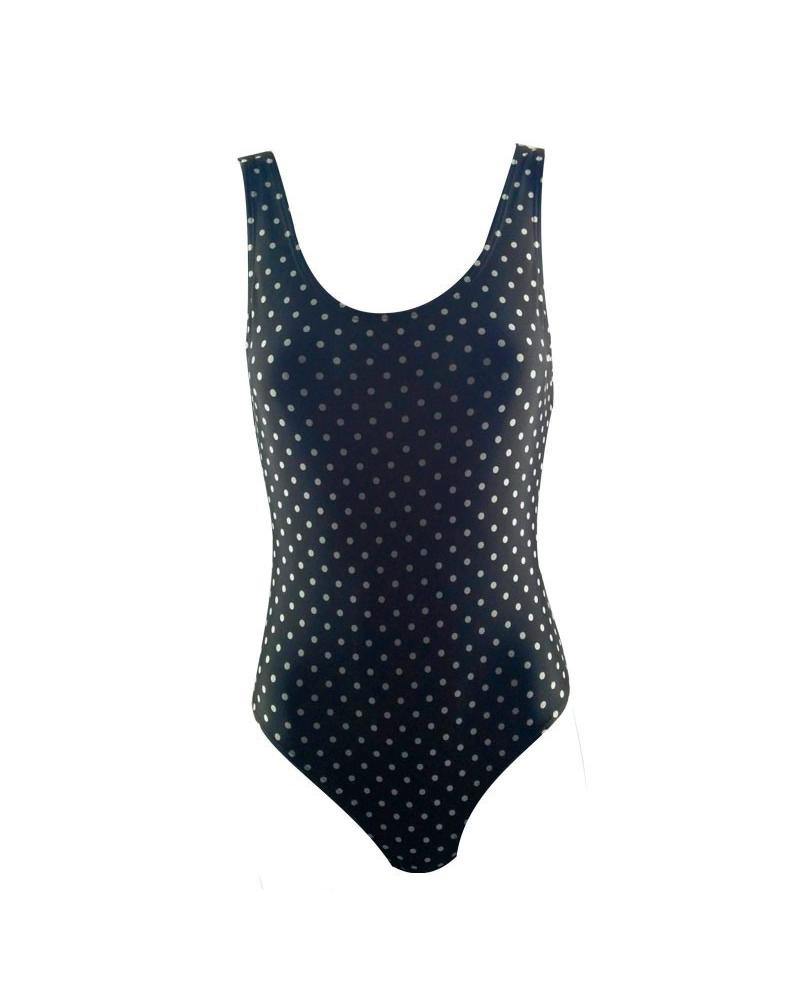 TOTSOL BAADOR MUJER ESTAMPADO LUNARES NEGRO